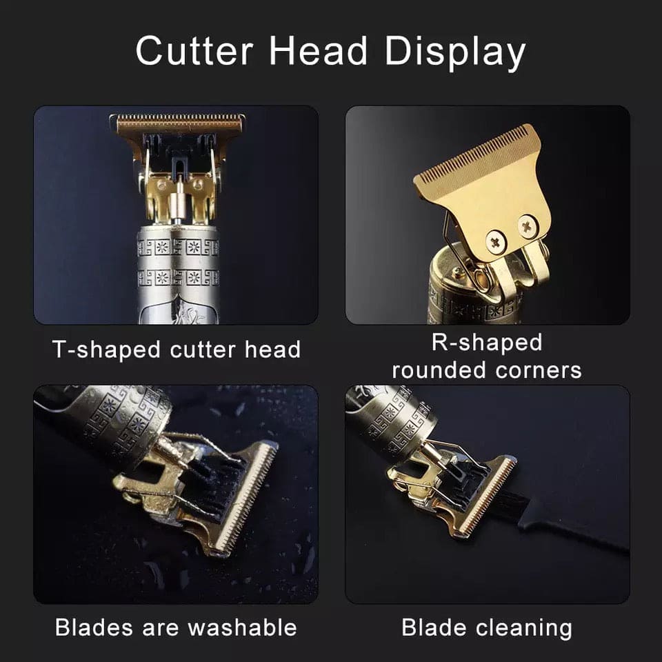 t9 dragon style hair trimmer usb rechargeable beard clipper professional hair cutting machine cordless grooming tool Aalaa Shop