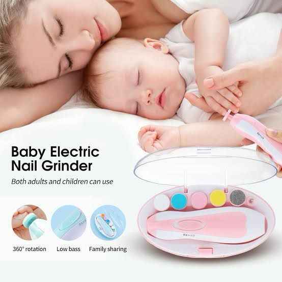 baby electric nail trimmer safe infant nail care grooming tool gentle nail file for newborns toddlers Aalaa Shop