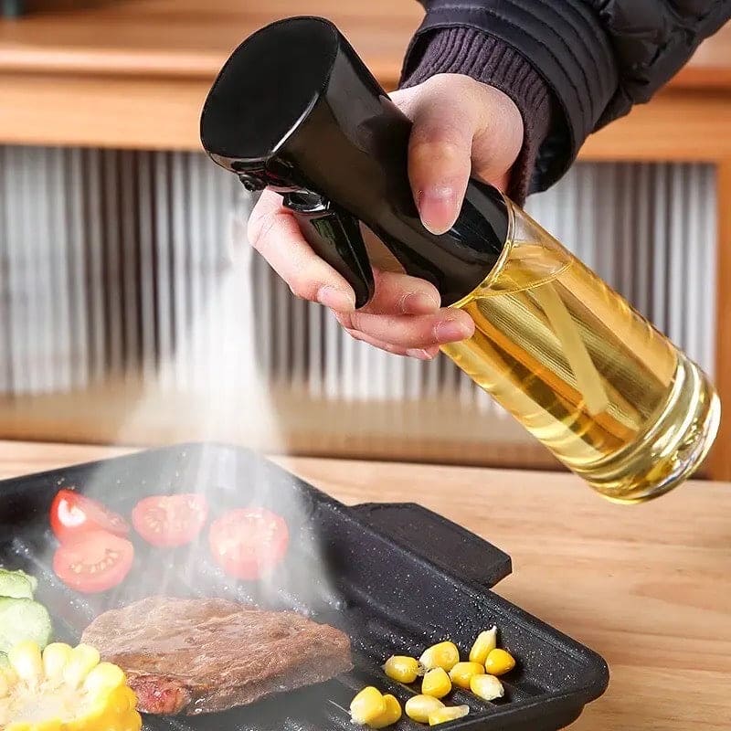 Glass oil sprayer bottle for kitchen cooking olive oil dispenser spray for air fryer BBQ salad Aalaa Shop